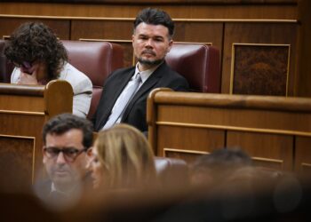 Archivo - El portavoz de ERC en el Congreso, Gabriel Rufián.