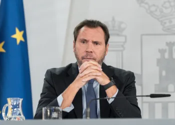 El ministro de Transportes y Movilidad Sostenible, Óscar Puente, durante la rueda de prensa tras el Consejo de Ministros