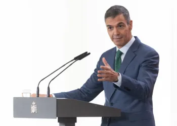 El presidente del Gobierno, Pedro Sánchez, durante un acto institucional.