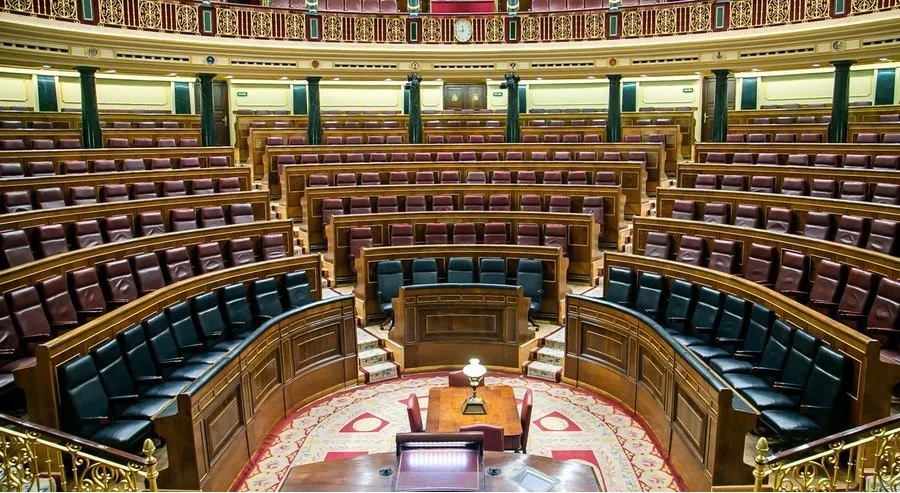 Archivo - Hemiciclo del Congreso vacío