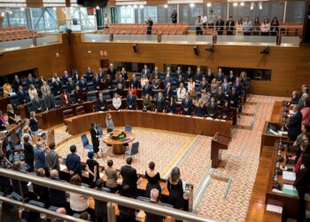 El portavoz de Ayuso comparece sobre el ático en el Pleno con la oposición reclamando la documentación