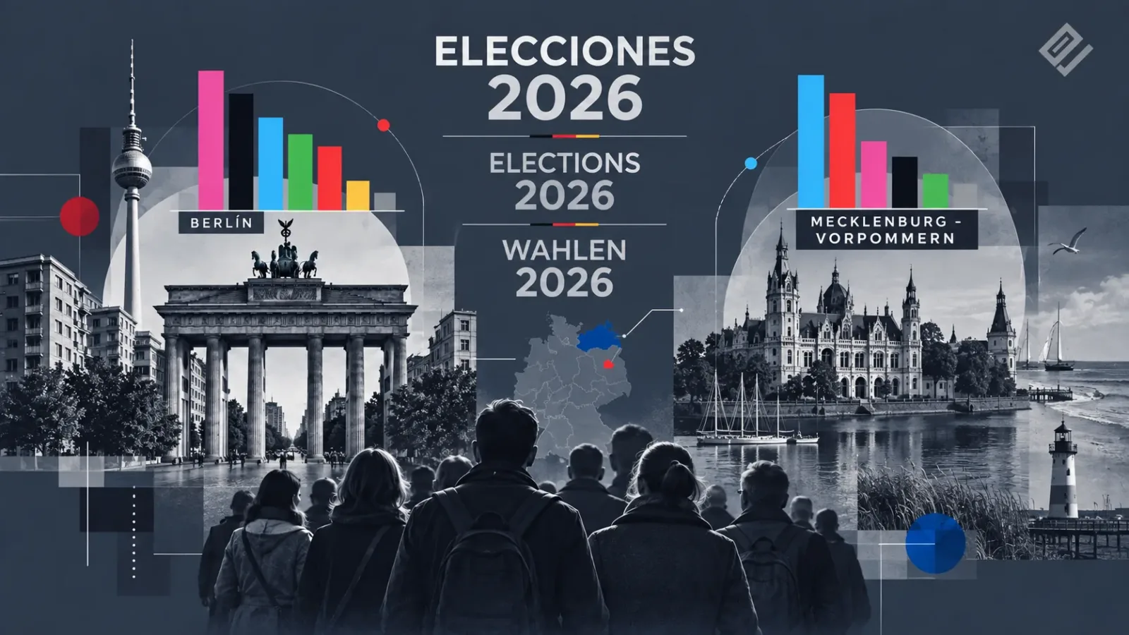 Victoria de Linke en Berlín, CDU se queda fuera en Mocklenburgo