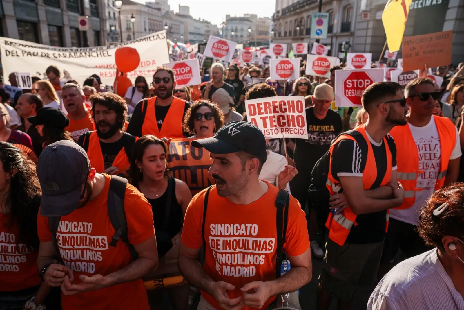 La marcha ‘Ni una Maricarmen más’ recorre el centro de Madrid para exigir medidas urgentes en materia de vivienda