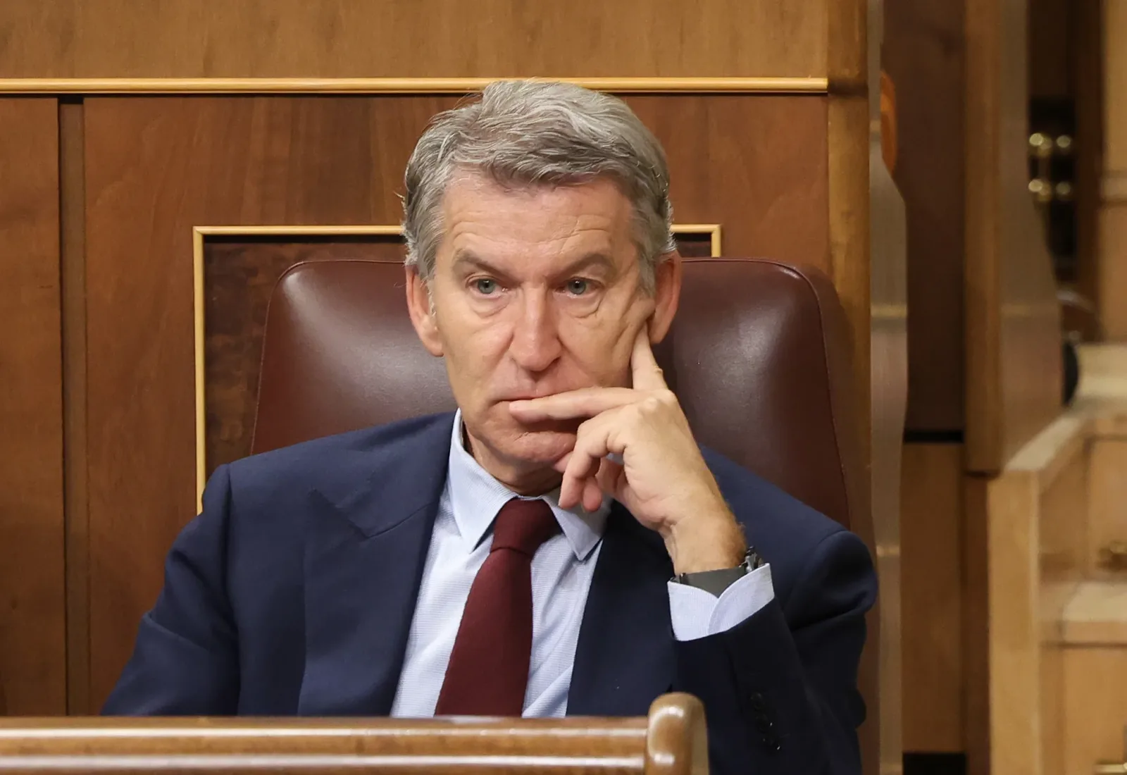 El presidente del PP, Alberto Núñez Feijóo, en el Congreso de los Diputados, a 30 de septiembre de 2026, en Madrid (Espa