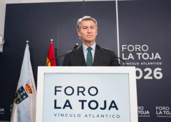 Alberto Núñez Feijóo en el Foro La Toja este sábado.
