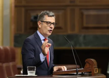 El ministro de la Presidencia, Félix Bolaños, en el Congreso de los Diputados, en una imagen de archivo