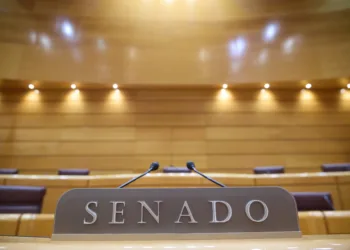 Archivo - Tribuna de oradores del Senado durante un pleno en el Senado, a 12 de marzo de 2025, en Madrid (España).