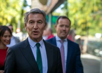 El presidente nacional del PP, Alberto Núñez Feijóo