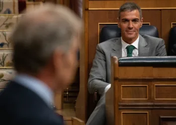 Archivo - El presidente del Gobierno, Pedro Sánchez, durante una sesión plenaria en el Congreso de los Diputados, a 3 de