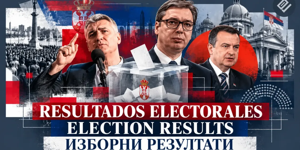 Serbia: la lista estudiantil hace historia y vence a Aleksandar Vučić, que concede la derrota